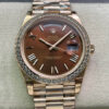Rolex Day Date M228345RBR-0009 EW Factory Diamond-Set Bezel JF Replica Watches - JF Replica