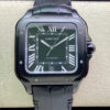 Cartier Santos WSSA0039 GF Factory Black Strap JF Replica Watches - JF Replica
