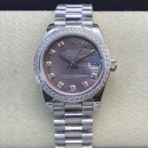 Rolex Datejust M178384-0019 31MM EW Factory Stainless Steel Strap JF Replica Watches - JF Replica