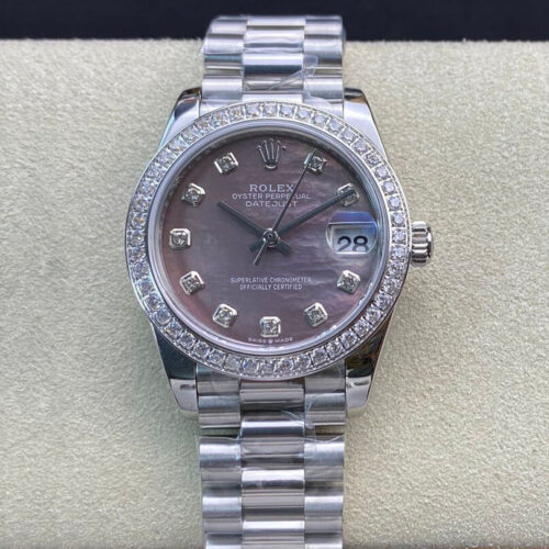 Rolex Datejust M178384-0019 31MM EW Factory Stainless Steel Strap JF Replica Watches - JF Replica