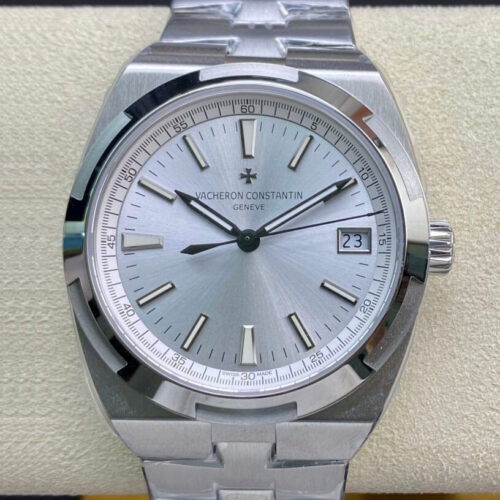 Vacheron Constantin Overseas 4500V/110A-B126 8F Factory Silvery Strap JF Replica Watches - JF Replica