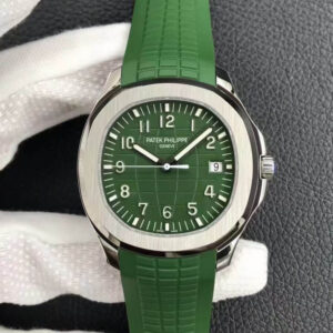 Patek Philippe Aquanaut 5168G 3K Factory Green Strap JF Replica Watches - JF Replica