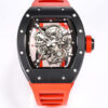 Richard Mille RM-055 BBR Factory Ceramic Case Rubber Strap JF Replica Watches - JF Replica