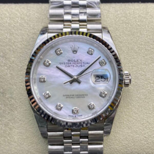 Rolex Datejust 178384-NG-63160 31MM EW Factory Diamond-set Dial JF Replica Watches - JF Replica