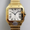 Cartier De Santos W20112Y1 BV Factory Stainless Steel Strap JF Replica Watches - JF Replica
