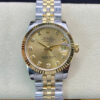 Rolex Datejust M278273-0026 31MM EW Factory Champagne Diamond Dial JF Replica Watches - JF Replica