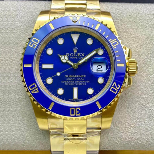 Rolex Submariner M116618LB-0003 VS Factory Gold Strap JF Replica Watches - JF Replica
