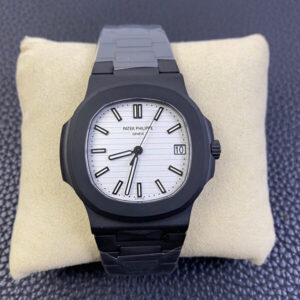 Patek Philippe Nautilus PPF Factory V4 DCL Version White Dial JF Replica Watches - JF Replica