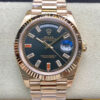 Rolex Day Date 40MM EW Factory Rose Gold Stainless Steel Strap JF Replica Watches - JF Replica