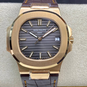 Patek Philippe Nautilus 5711R 3K Factory Leather Strap JF Replica Watches - JF Replica
