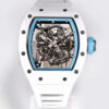 Richard Mille RM-055 BBR Factory White Ceramic Skeleton Dial JF Replica Watches - JF Replica