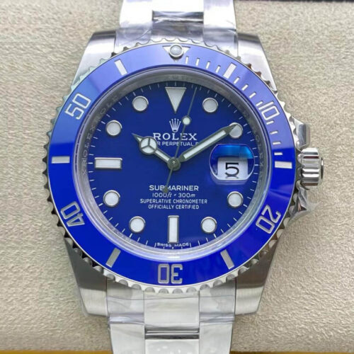 Rolex Submariner 116619LB-97209 VS Factory Blue Dial Bezel JF Replica Watches - JF Replica