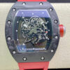 Richard Mille RM055 KV Factory V2 Skeleton Dial Red Strap JF Replica Watches - JF Replica
