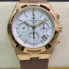 Vacheron Constantin Overseas 5500V 8F Factory Brown Rubber Strap JF Replica Watches - JF Replica