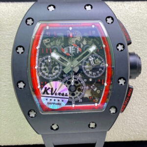 Richard Mille RM011 KV Factory Black Ceramic Bezel JF Replica Watches - JF Replica