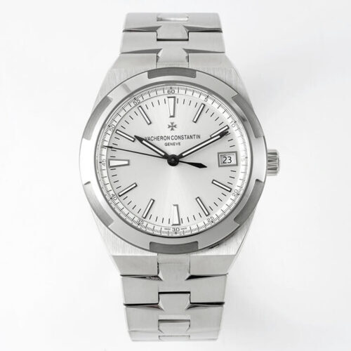 Vacheron Constantin Overseas 4500V/110A-B126 ZF Factory Silvery Strap JF Replica Watches - JF Replica