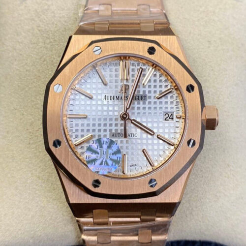 Audemars Piguet Royal Oak 15450OR.OO.1256OR.01 JF Factory Rose Gold Strap JF Replica Watches - JF Replica