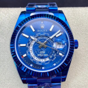 Rolex Sky Dweller 40MM WWF Factory DIW Blue Case JF Replica Watches - JF Replica