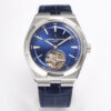 Vacheron Constantin Overseas Tourbillon 6000V/110A-B544 BBR Factory Blue Dial JF Replica Watches - JF Replica