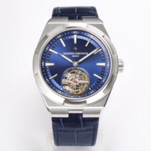 Vacheron Constantin Overseas Tourbillon 6000V/110A-B544 BBR Factory Blue Dial JF Replica Watches - JF Replica