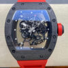 Richard Mille RM-055 BBR Factory Skeleton Dial Red Strap JF Replica Watches - JF Replica