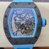 Richard Mille RM-055 BBR Factory Blue Rubber Strap JF Replica Watches - JF Replica