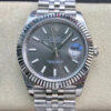 Rolex Datejust M126334-0014 EW Factory Grey Dial Stainless Steel Strap JF Replica Watches - JF Replica