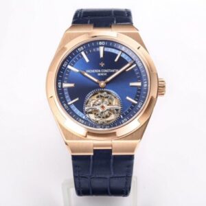 Vacheron Constantin Overseas Tourbillon 6000V/110R-B733 BBR Factory Gold Bezel JF Replica Watches - JF Replica