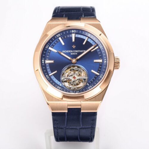Vacheron Constantin Overseas Tourbillon 6000V/110R-B733 BBR Factory Gold Bezel JF Replica Watches - JF Replica