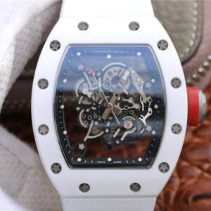 Richard Mille RM055 KV Factory Ceramic White Case JF Replica Watches - JF Replica