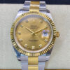 Rolex Datejust M126333-0011 EW Factory Champagne Diamond Dial JF Replica Watches - JF Replica