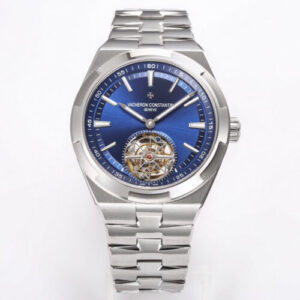 Vacheron Constantin Overseas Tourbillon 6000V/110A-B544 BBR Factory Silver Stainless Steel Strap JF Replica Watches - JF Replica