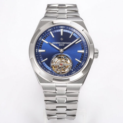 Vacheron Constantin Overseas Tourbillon 6000V/110A-B544 BBR Factory Silver Stainless Steel Strap JF Replica Watches - JF Replica