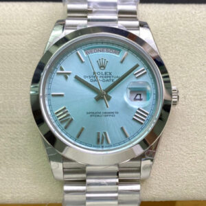 Rolex Day Date M228206-0044 EW Factory Silver Stainless Steel Strap JF Replica Watches - JF Replica