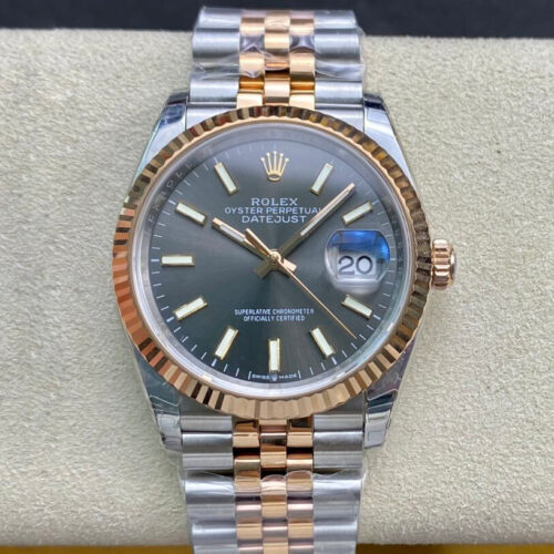Rolex Datejust M126231-0013 EW Factory Grey Dial JF Replica Watches - JF Replica