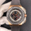 Audemars Piguet Royal Oak Offshore 26568OM.OO.A004CA.01 JF Factory Rose Gold Rubber Strap JF Replica Watches - JF Replica