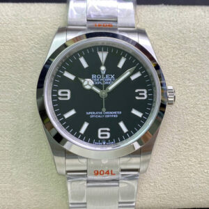 Rolex Explorer M124270-0001 36MM EW Factory 904L Silver Strap JF Replica Watches - JF Replica