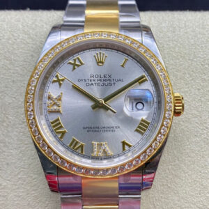 Rolex Datejust M126283RBR-0018 EW Factory Silver Strap JF Replica Watches - JF Replica