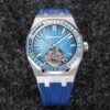 Audemars Piguet Royal Oak Tourbillon R8 Factory V3 Rubber Strap JF Replica Watches - JF Replica