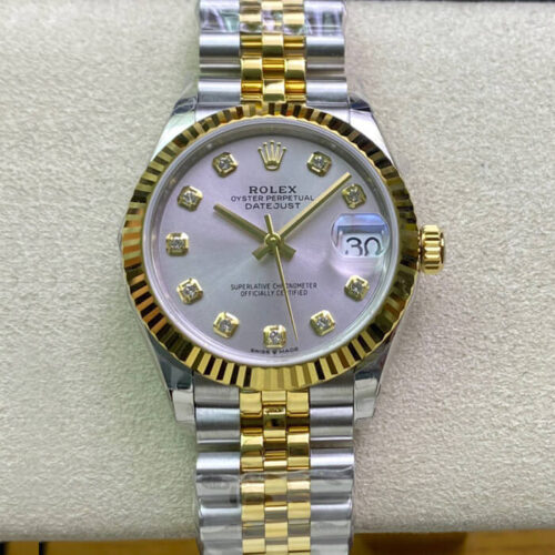 Rolex Datejust M278273-0020 31MM EW Factory Silver Diamond Dial JF Replica Watches - JF Replica