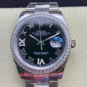 Rolex Datejust 36MM EW Factory Stainless Steel Strap JF Replica Watches - JF Replica