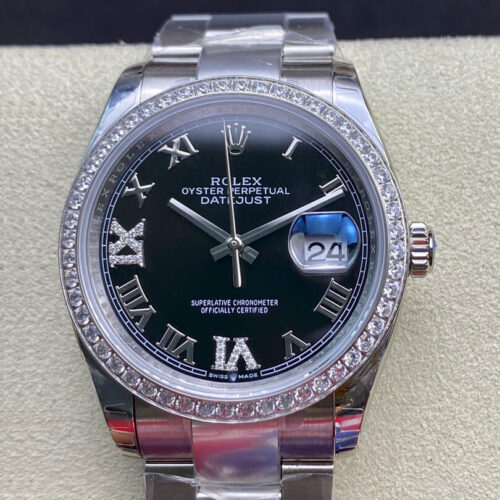 Rolex Datejust 36MM EW Factory Stainless Steel Strap JF Replica Watches - JF Replica