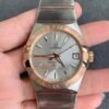 Omega Constellation 123.20.38.21.02.001 VS Factory Silvery Stainless Steel JF Replica Watches - JF Replica
