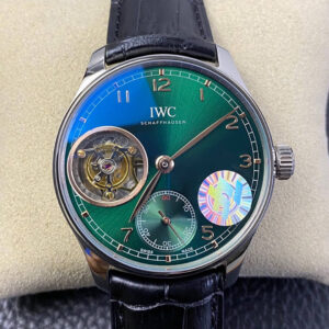 IWC Portuguese Perpetual Calendar IW503405 APS Factory Black Leather Strap Replica Watch