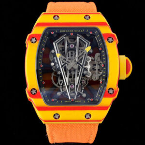 Richard Mille RM27-03 Rafael Nadal Tourbillon RM Factory Orange Fabric Strap JF Replica Watches - JF Replica