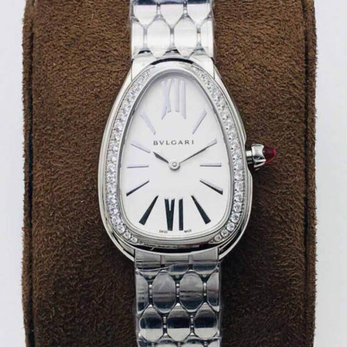 Bvlgari Serpenti 103361 BV Factory Silver Stainless Steel JF Replica Watches - JF Replica