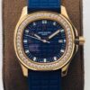 Patek Philippe Aquanaut 5067A Quartz Movement PPF Factory Gold Diamond Bezel JF Replica Watches - JF Replica