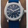 Patek Philippe Aquanaut 5067A-025 Quartz Movement PPF Factory Blue Strap JF Replica Watches - JF Replica