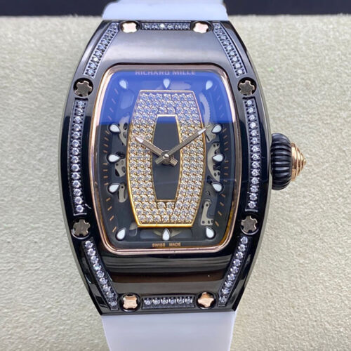 Richard Mille RM 07-01 RM Factory Black Ceramic Bezel JF Replica Watches - JF Replica