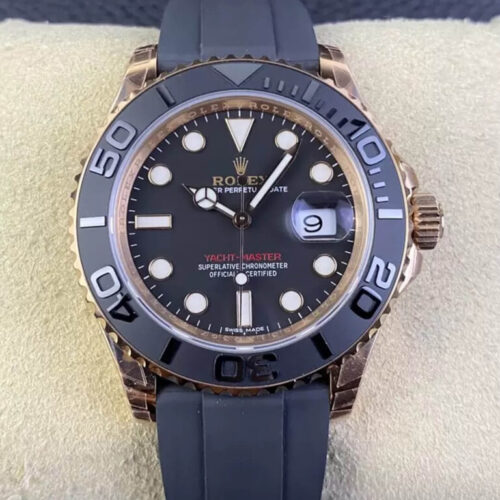 Rolex Yacht Master M126655-0002 40MM VS Factory Black Rubber Strap JF Replica Watches - JF Replica